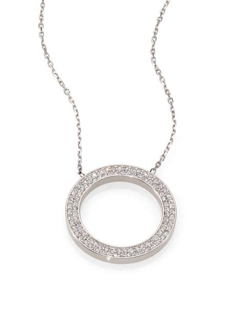 michael kors silver circle necklace|Michael Kors jewellery uk.